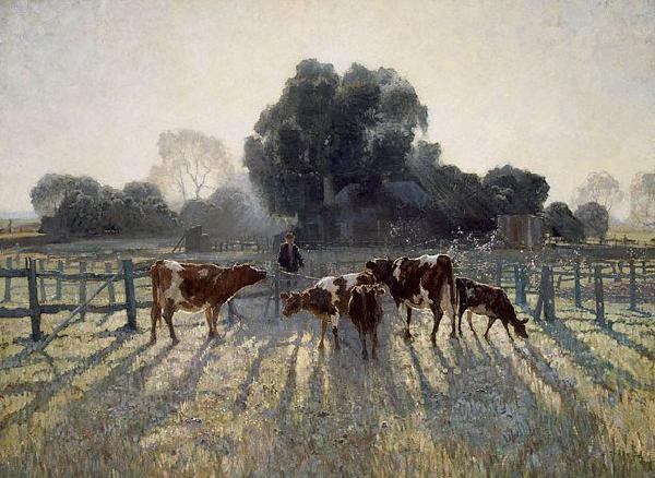Elioth Gruner Spring Frost oil painting image